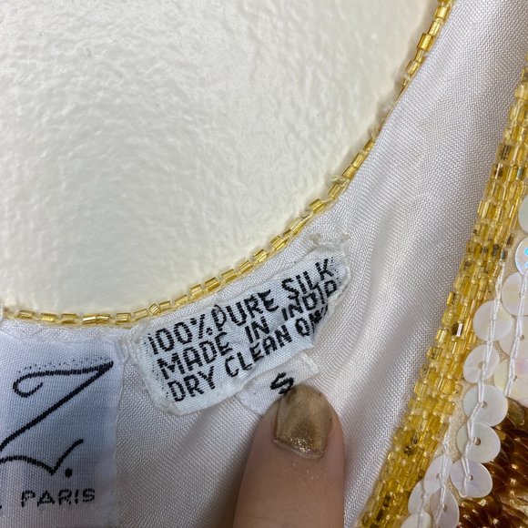 Vintage 80s Rina Z Gold Star Tank Top - Picture 4 of 10